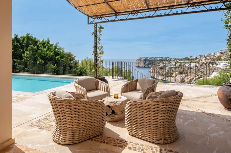 Fully renovated villa in modern finca style with stunning sea views — photo 1