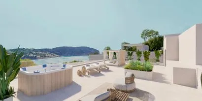 Luxury villa in Camp de Mar with sea and mountain views — photo 4