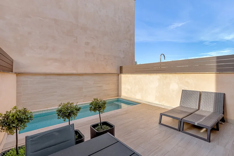 Terraced house in Sa Cabaneta - Terrace with private pool — photo 2