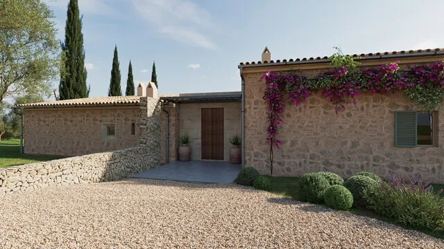 Countryside plot with finca project for sale in Montuïri, Central Mallorca — photo 11