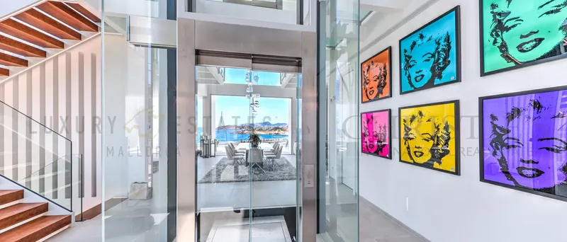 New built villa in Santa Ponsa with views to Port Adriano in the southwest of Mallorca — photo 4