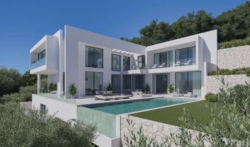 Developable plot with luxury villa project in Son Vida — photo 3