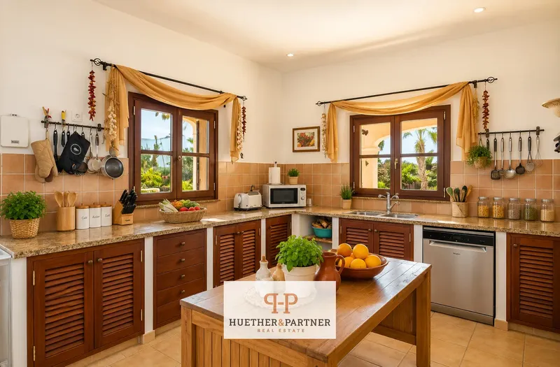 Natural stone finca in Santanyí with sea views, guest house and absolute privacy — photo 10