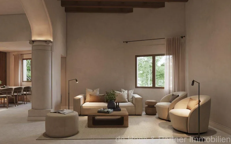 Renovated 325m² townhouse with 7 rooms and pool for sale — photo 4