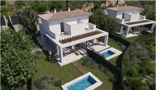 Project of a community of luxury villas for sale in Cala Romantica on the east of Majorca — photo 9
