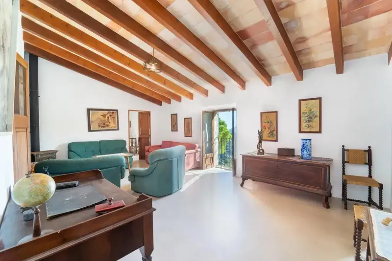 Rustic finca in the heart of the Tramuntana for sale in Escorca with spectacular views towards Pollensa Bay — photo 11