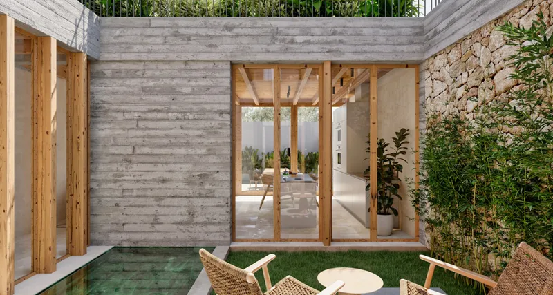 Supermodern Palma design townhouse with pool near Santa Catalina — photo 9