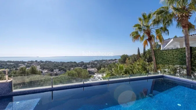 Exceptional villa with panoramic sea views and lush green surroundings in Bendinat — photo 3
