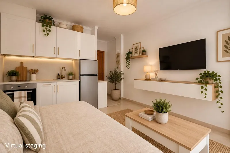 Apartamento en esquina con amplia terraza y vistas al mar en Portinatx — photo 5