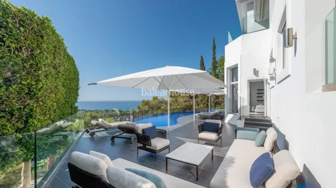 Impeccable villa with terraces and magnificent sea views in the exclusive area of Bendinat — photo 2