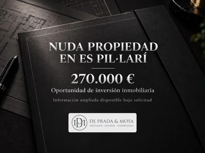 En venta nuda propiedad en Es Pil.larí — photo 1