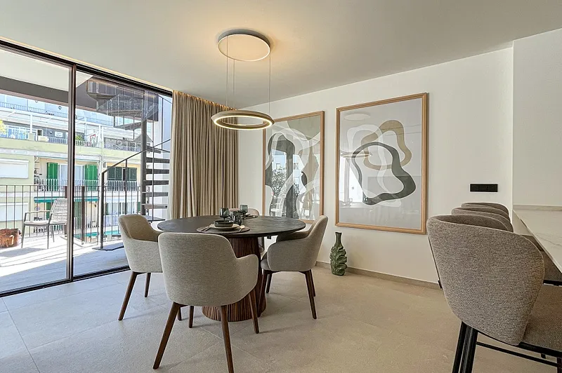 New penthouse with breathtaking views of Palma and the mountains in modern style in Santa Catalina, Palma More — photo 1
