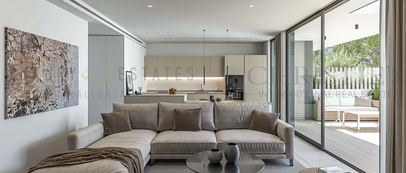 New build penthouse in Cala Major with roof terrace and sea views — photo 3