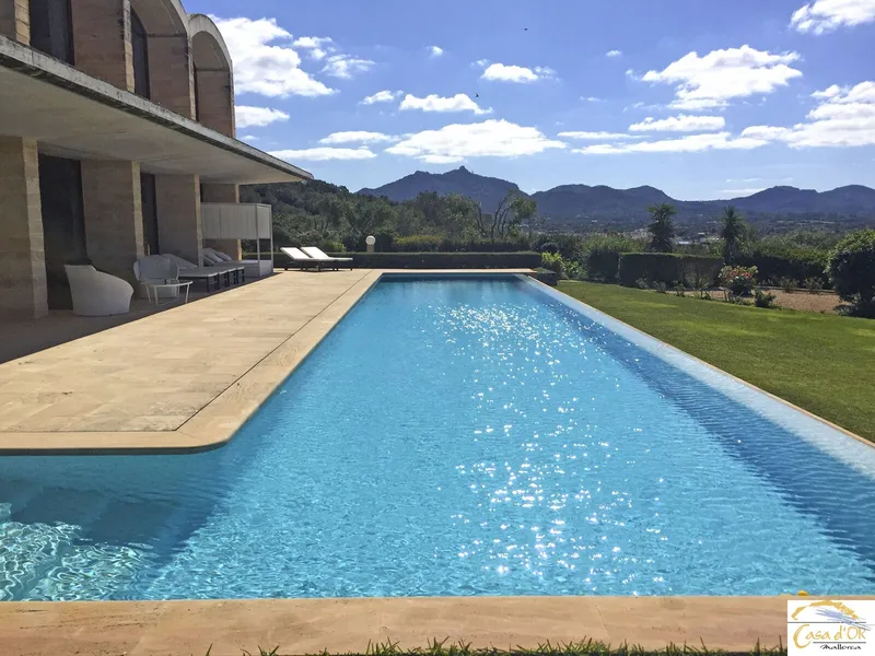 Modern finca with panoramic views, infinity pool and ETV license in Felanitx — photo 1