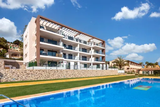 Font de sa Cala, modern apartment in Font de Sa Cala with pool and unobstructed nature views — photo 2