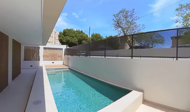 Penthouse apartment with large terrace and pool and views to the Bellver castle in Son Armadams — photo 6