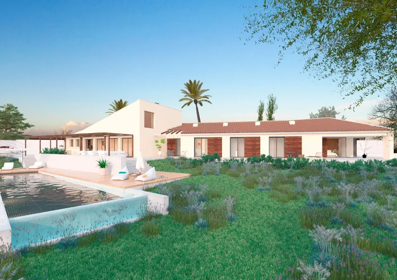 Plot of 29,000 m2 in Pollença with building permit — photo 1