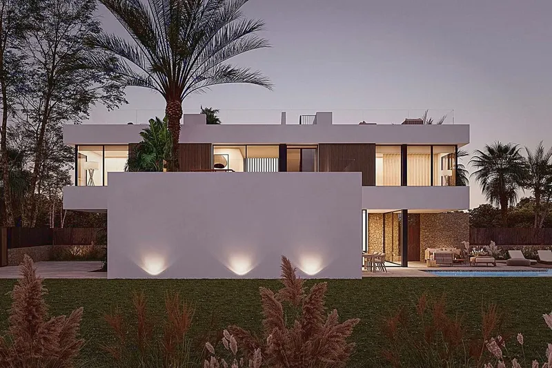 New, modern, Mediterranean villa with pool and sea views in Cap des Moro near Santanyí — photo 4