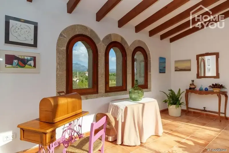 Mallorcan villa with patio, saltwater pool and Tramuntana views — photo 7
