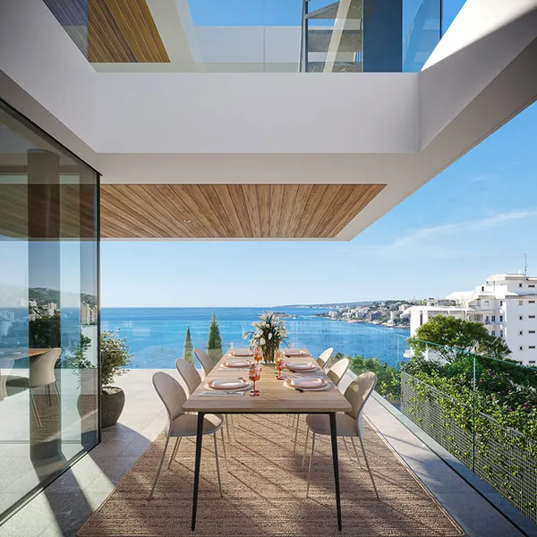 Luxury apartment with panoramic sea views in Cala Mayor Mas — photo 11