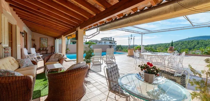 Family house with pool and views of the Bellver Forest, Son Rapinya — photo 11