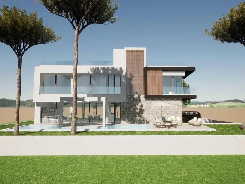 Modern new build villa with sea views on the second sea line in the sought-after Son Veri — photo 1