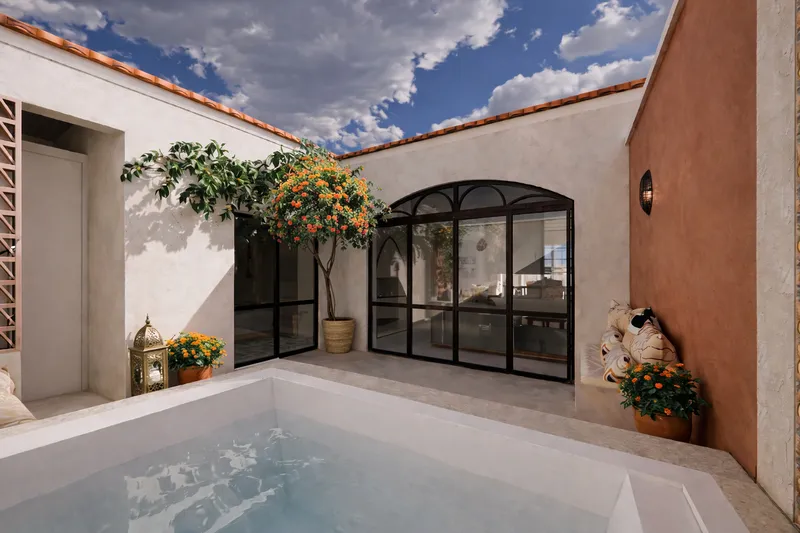 Modern townhouse with a private pool and patio, within walking distance of Illetas Beach — photo 1