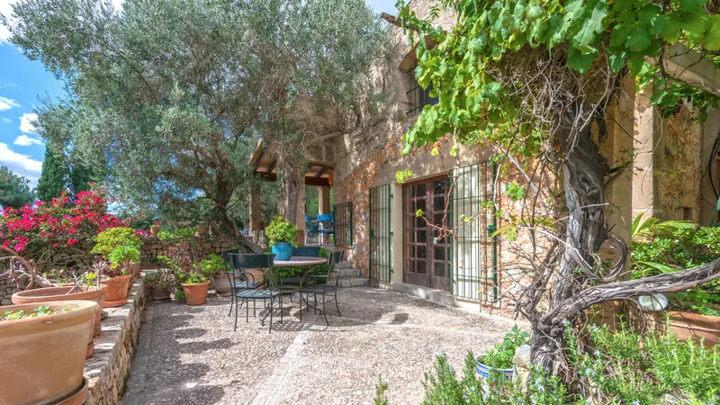 Finca with three guest houses with large pool landscape in Cala San Vicente — photo 3