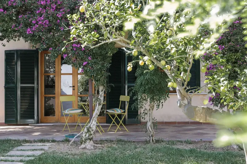 This genuine Mallorcan «finca» or country house on a large colorful plot in the heart of the village of Llubí is surrounded by a beautiful — photo 1