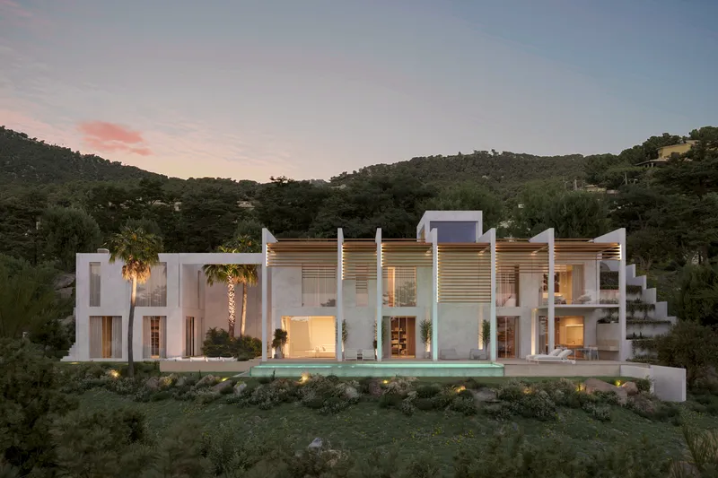 Luxury villa under construction in Camp de Mar — photo 12