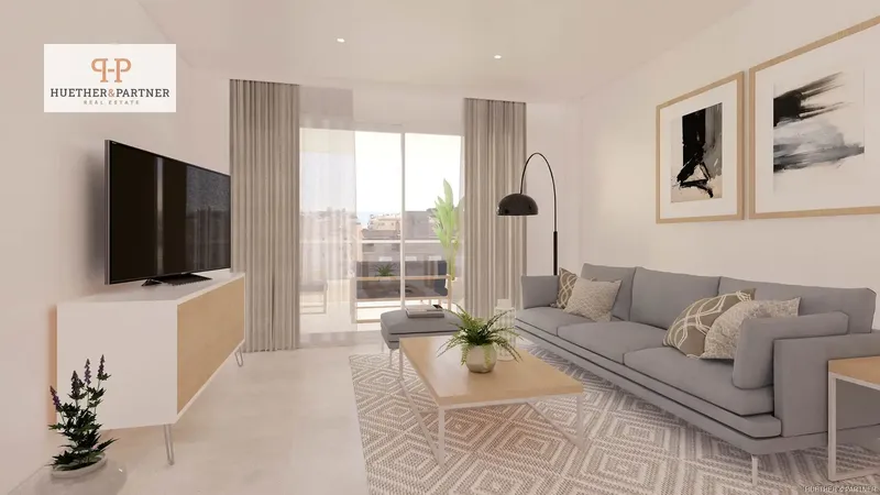 Building 1: 2nd floor with 20.30 m² terrace and 2 bedrooms: (example apartment 1-2-3) — photo 4