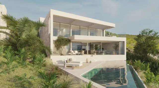 Ultra-modern sea view home for sale in Camp de Mar, Southwest Mallorca — photo 1