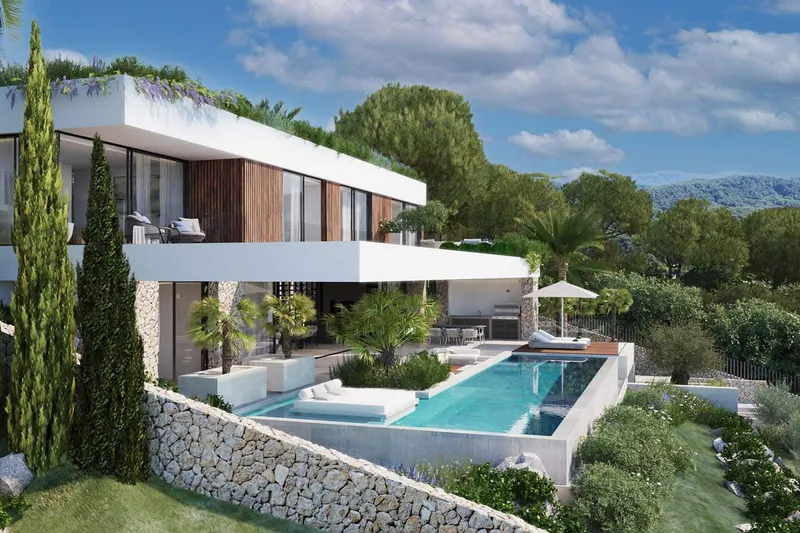 New-build villa of the highest class with sea views — photo 1