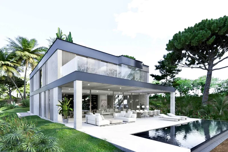 Project! Spectacular luxury villa in Bendinat with stunning golf and sea views — photo 2