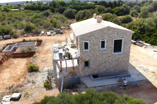 Ses Salines, beautiful new build finca in shell construction near Ses Salines — photo 10