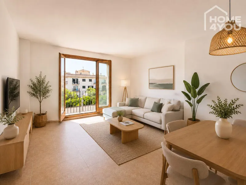 83m² apartment with 3 rooms, balcony and parking space for sale — photo 1