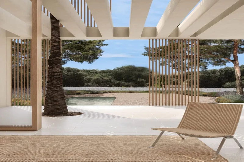 Exclusive new-build villa with pool near the sea in Cala Santanyi — photo 2