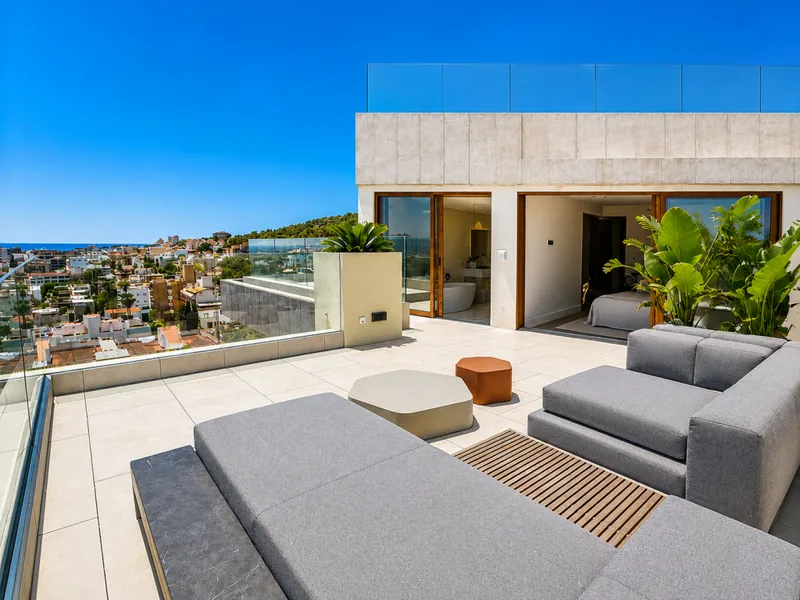 Ref. 2110: Spectacular duplex penthouse with sea views in Palma Son Armadams, for sale — photo 1
