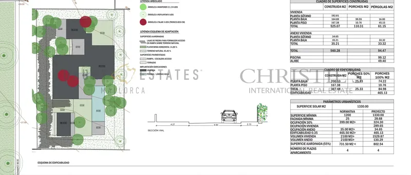 Plot in Santa Ponsa with building project for new villa with sea views and pool — photo 10