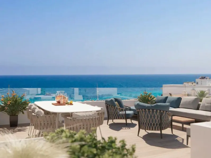 Exclusive duplex penthouse facing the sea with private pool in Can Picafort — photo 4