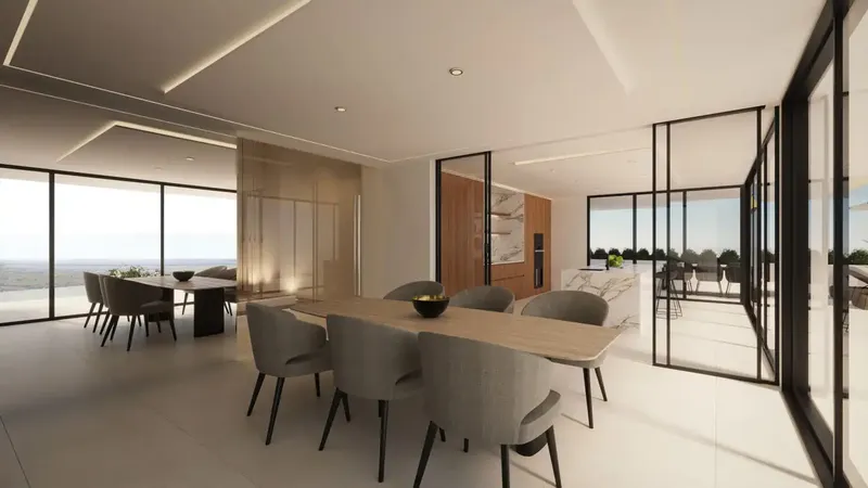 This newly built villa in Sa Font Seca impresses with its luxurious equipment and fantastic panoramic views of the bay of Palma — photo 3