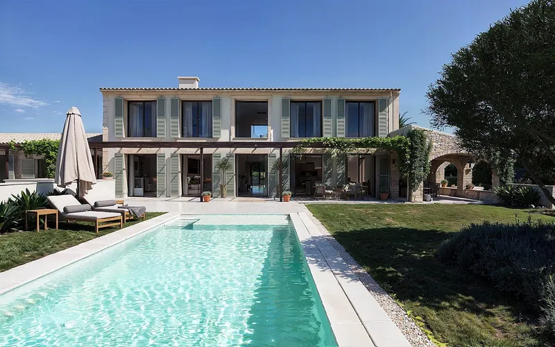 Fantastic new-build finca project with luxury furnishings in Ses Salines — photo 4