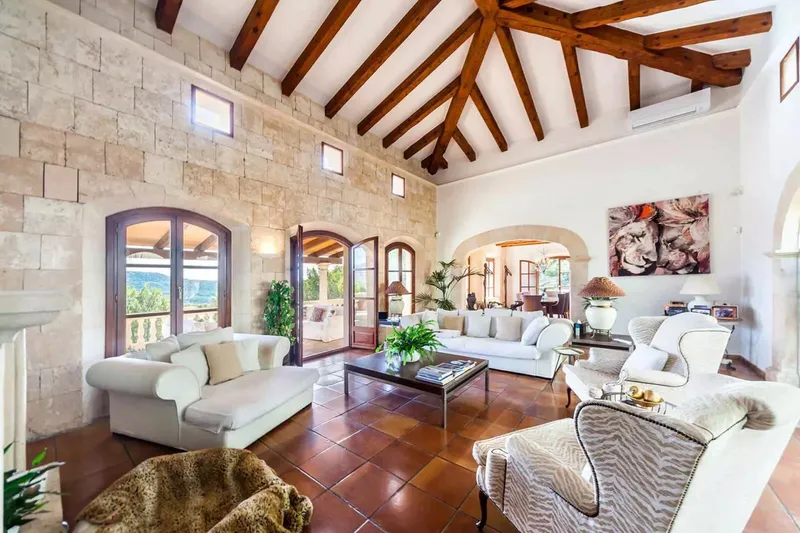 Luxurious Mallorcan country house on a large, flat plot with great views — photo 5