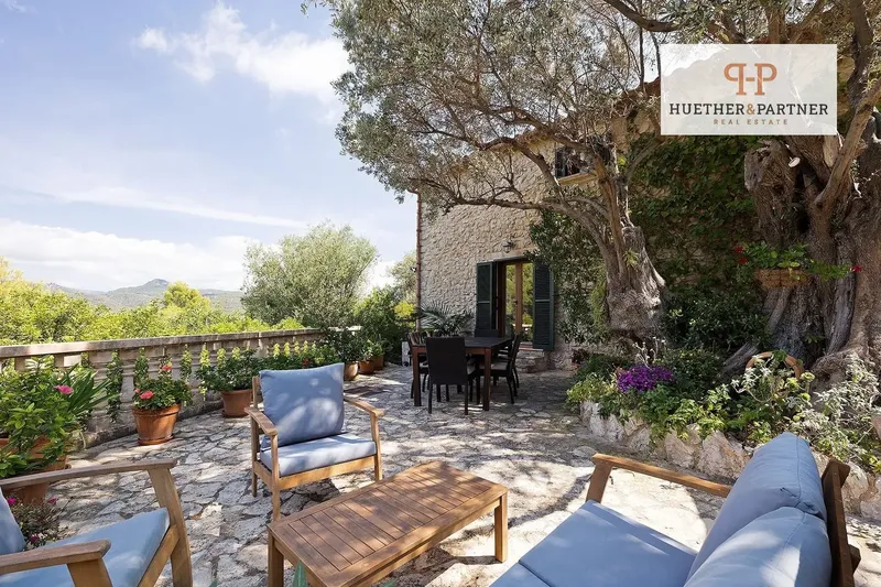 Mediterranean stone finca with panoramic views, pool and absolute privacy in southwest Mallorca — photo 5