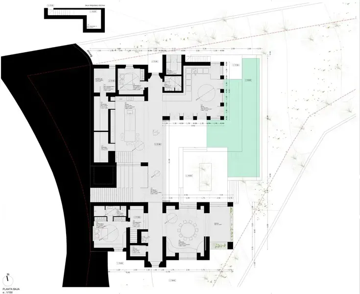 Esta villa de nueva construcción en venta en Cala Vinyes combina amplias proporciones, materiales cuidadosamente seleccionados y avanzadas s — photo 2