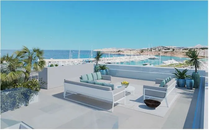 Firstline modern villa on a first class location with open views of the sea, the harbour and the coast of Nova Santa Ponsa — photo 10