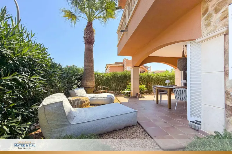 Ground floor flat in Cala Mendia, renovated with high-quality materials, combines modern comfort with the Mediterranean lifestyle — photo 1