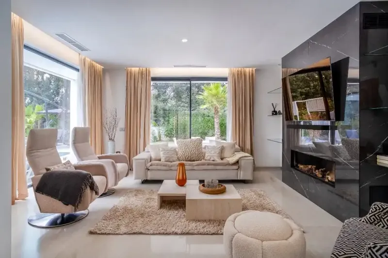 Magnificent modern design villa in the quiet and idyllic residential area of Crestatx, a short distance from the old town of Pollença — photo 3