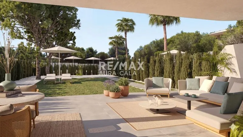 Ground floor apartment with garden and communal pool close to the sea in Cala Rajada — photo 1