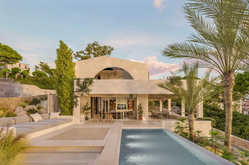 Building plot with licence and project for villa in a central location in Santa Ponsa — photo 7